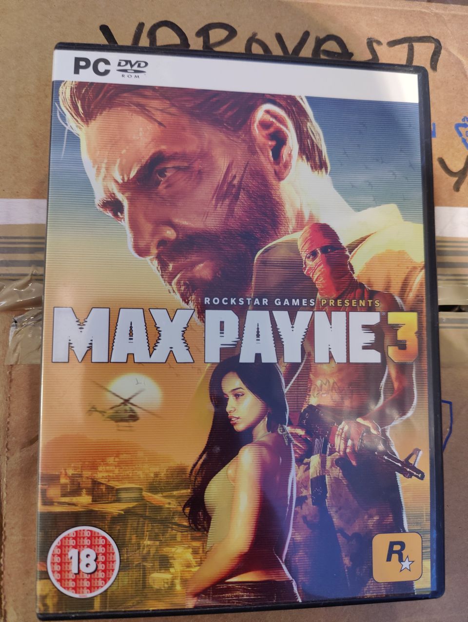 Max Payne 3 pc peli DVD