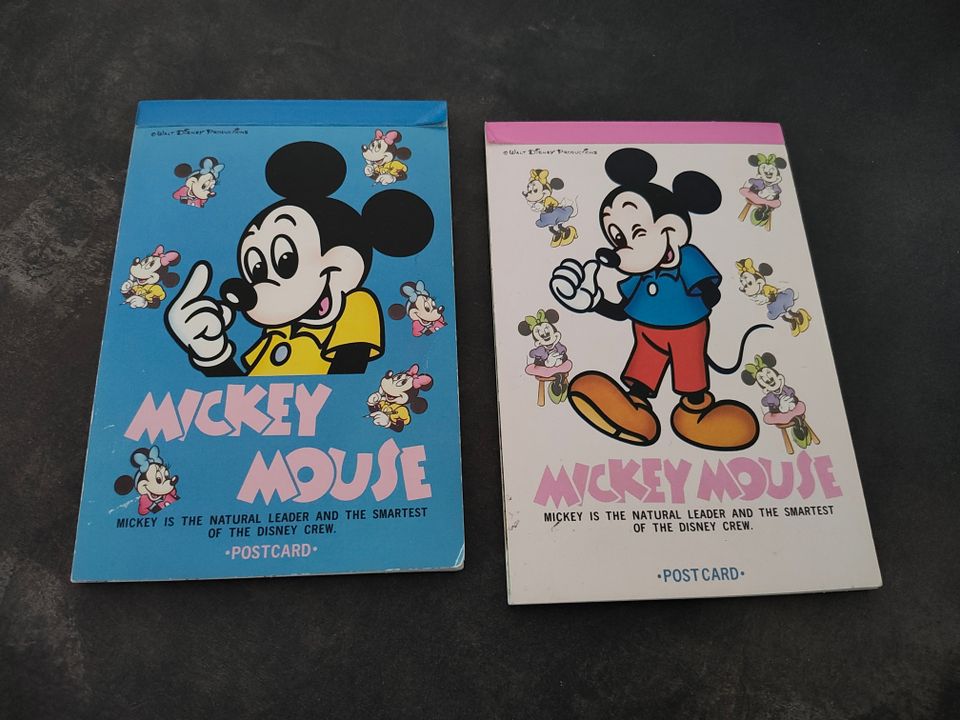 Mickey Mouse postikortteja (Lyric card, made in Japan)