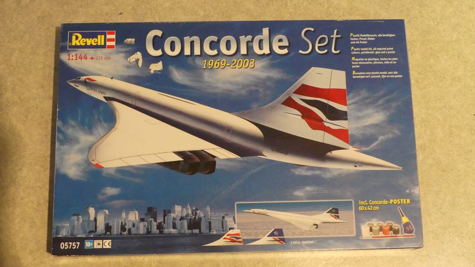 Concorde 1/144 Revell pienoismalli