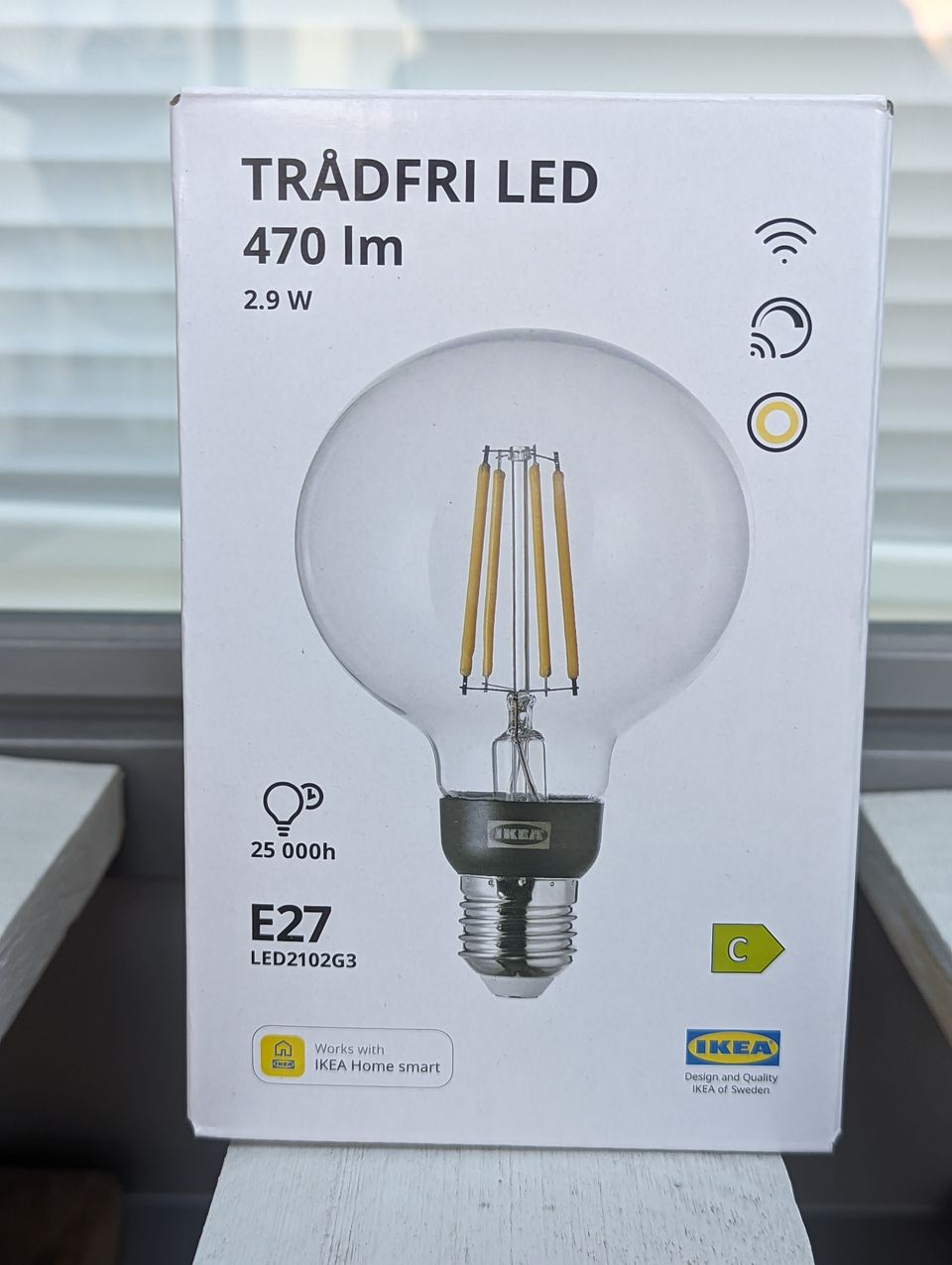 IKEA TRÅDFRI
Led-älylamppu E27 470 lm