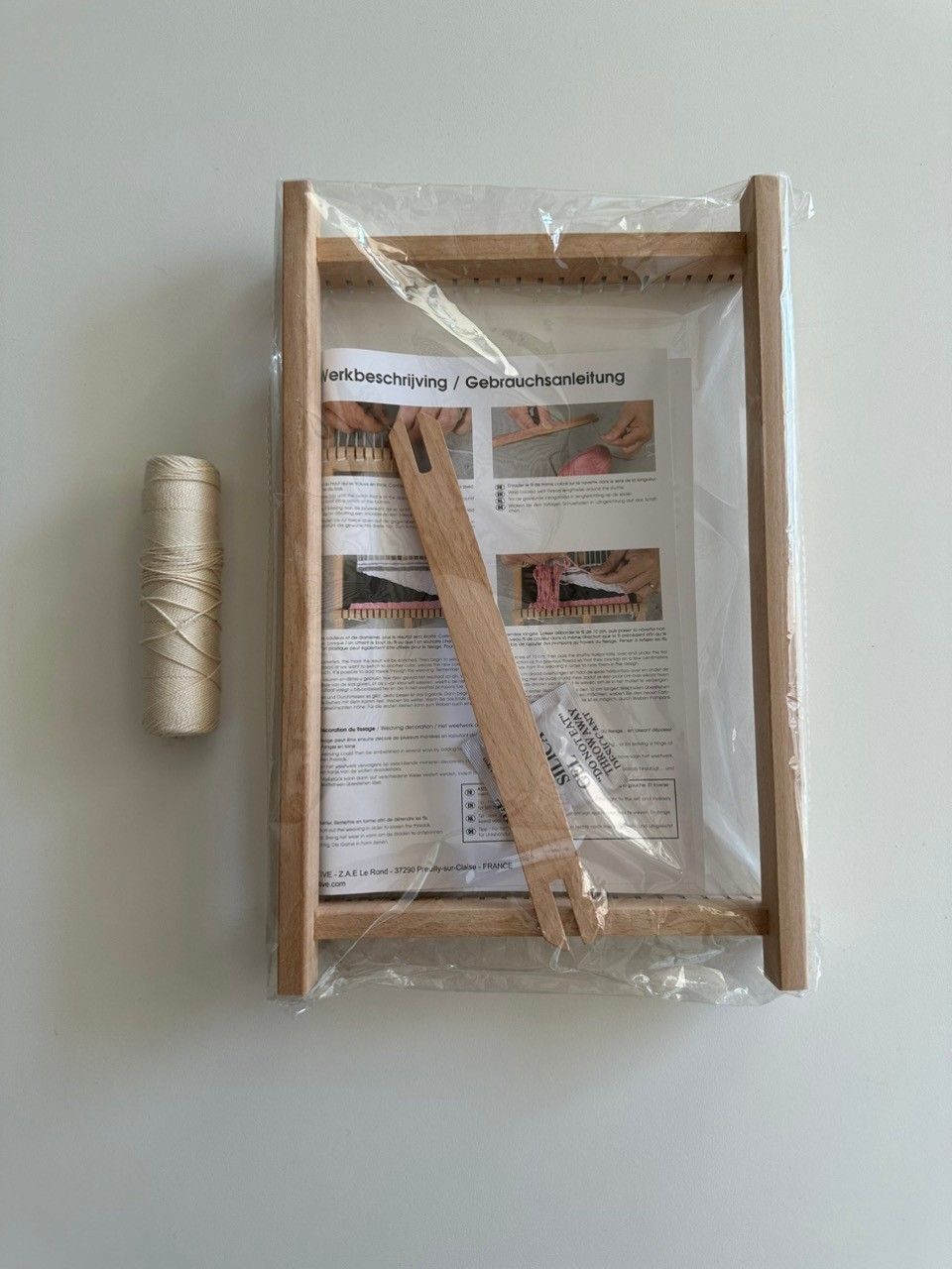 Frame loom 29x18.7cm + warp