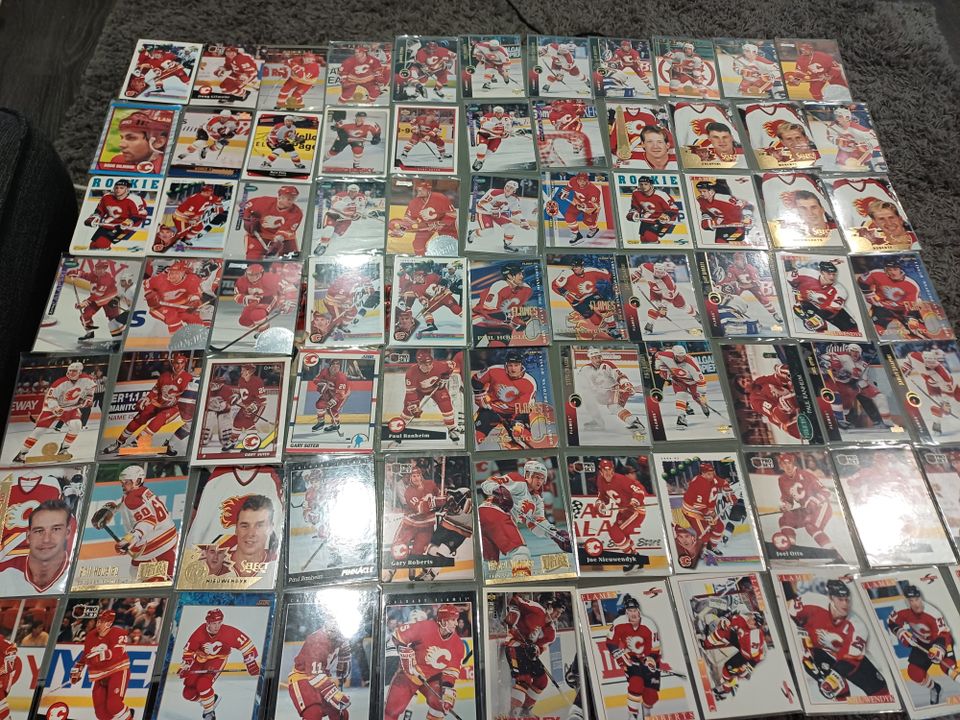 NHL jääkiekkokortteja calgary flames 288kpl