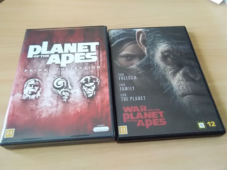 Planet of the Apes primal collection dvd box 9 elokuvaa