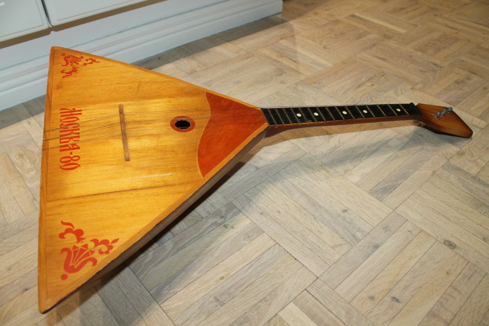 67cm balalaikka Moskova CCCP Olympialaiset kitara Venäjä 1980 Neuvostoliitto