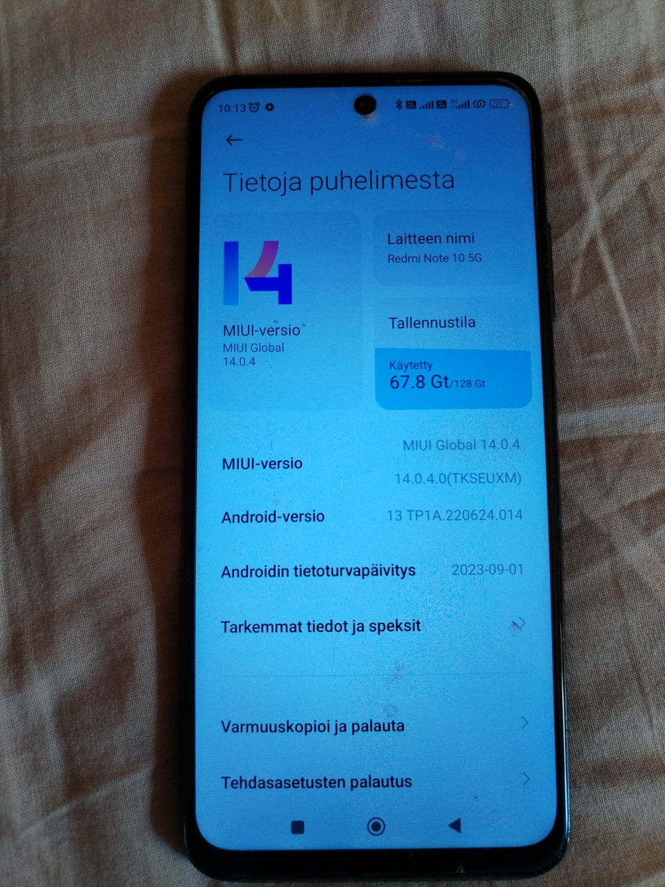 Redmi note 10 5G