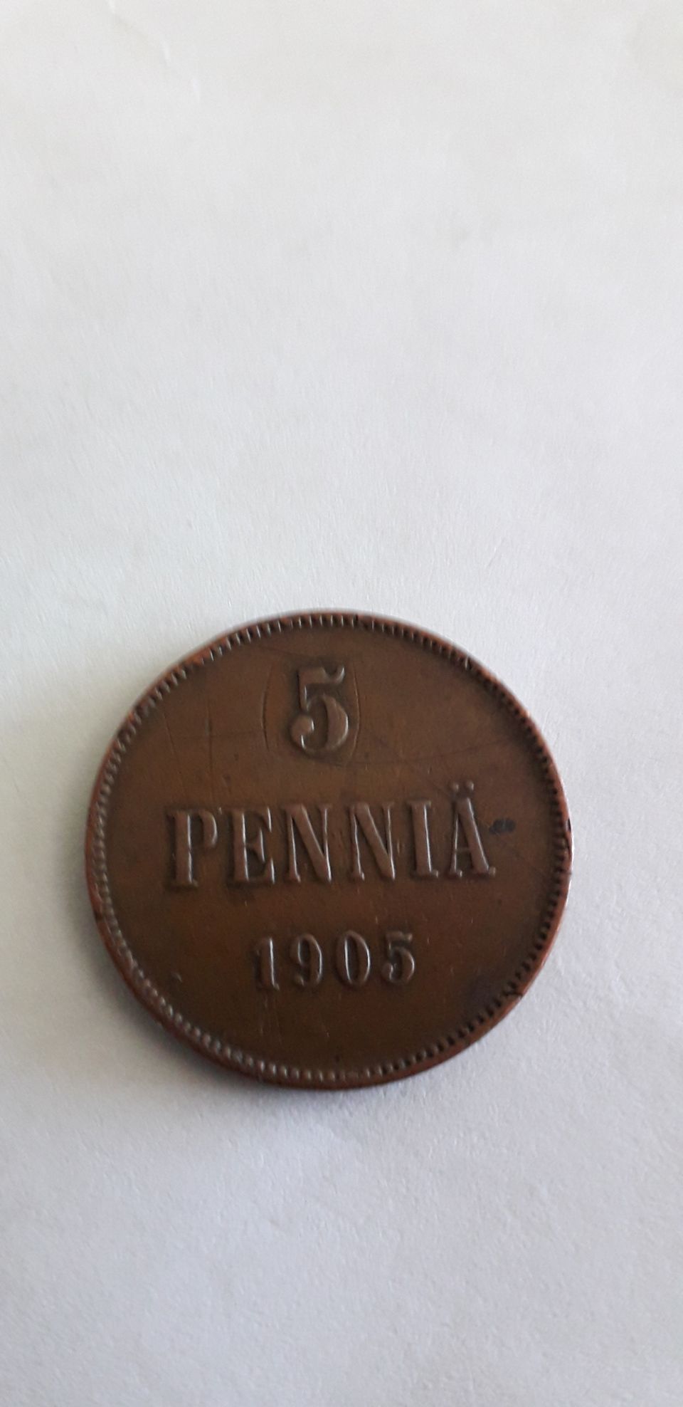 5 penniä 1905