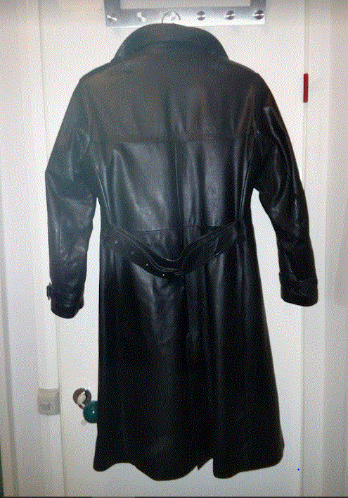 NAHKATAKKI vintage trench coat , suomalainen Fredriksson k. 38