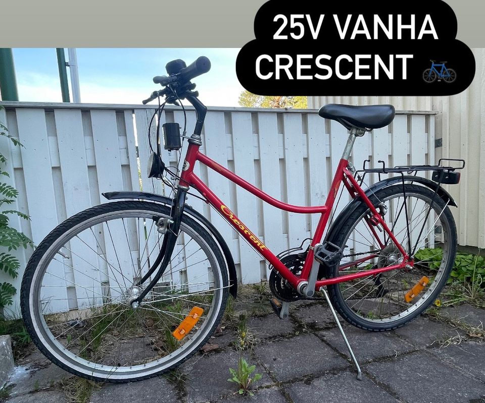 Crescent polkupyörä/maastopyörä 26”