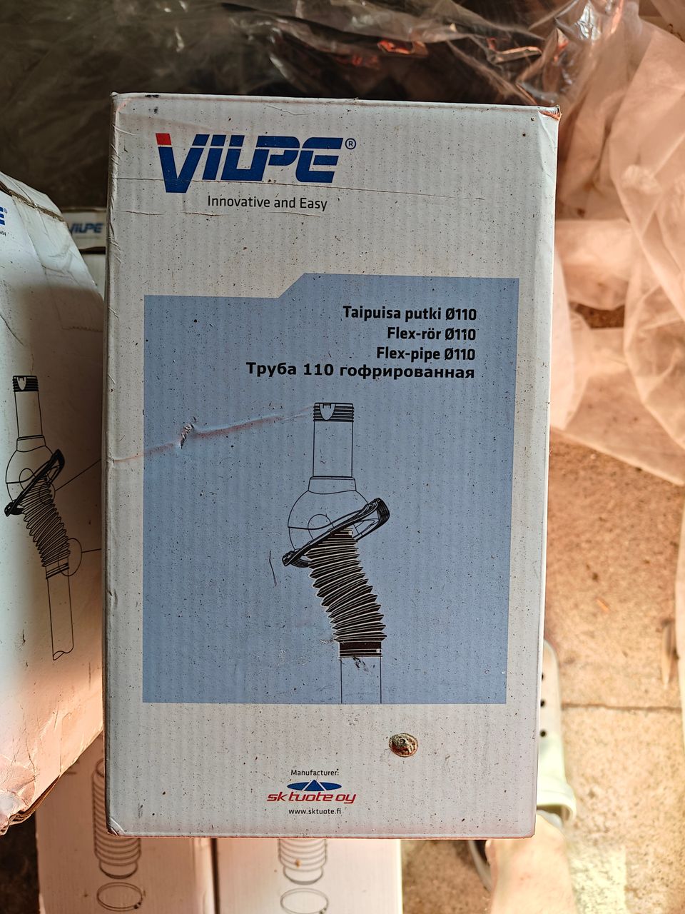 Vilpe taipuisa putki 110 mm 12kpl