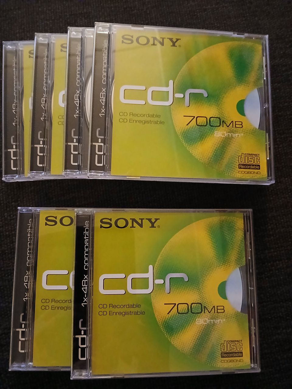 Sony cd-r levyjä 6 kpl