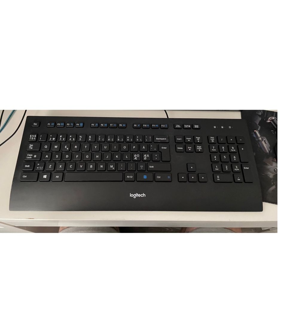 Logitech K280e näppäimistö, siisti kunto