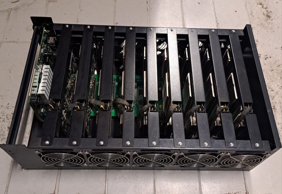 9x RX470 8GB Mining rig SAPPHIRE MGI-9 Block-Chain System