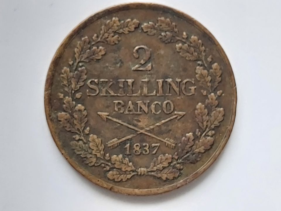 Wanha kolikkoraha v. 1837