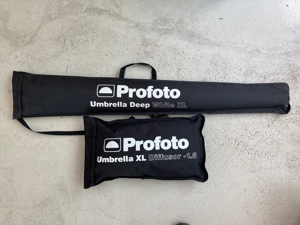 Profoto Umbrella Deep White XL + diffuuseri