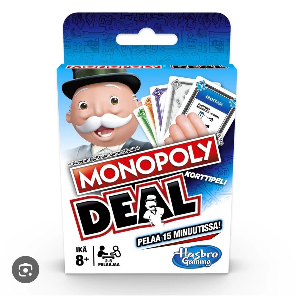 Ostetaan Monopoly Deal kortit