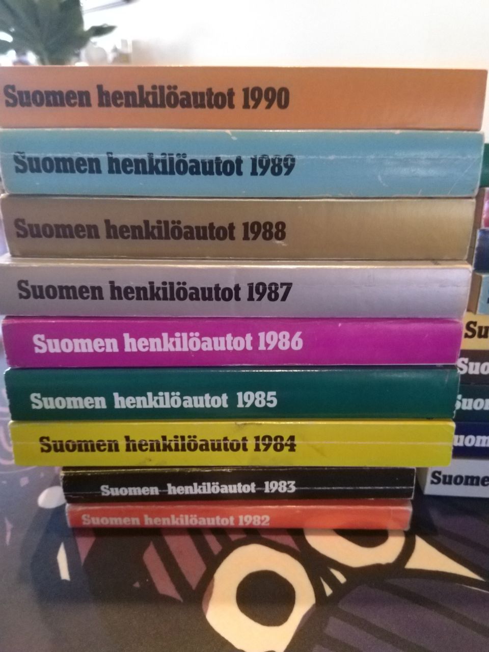 Suomen henkilöautot kirjat v. 1982 - 2008