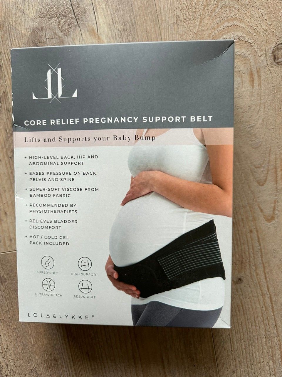 Pregnancy support belt.