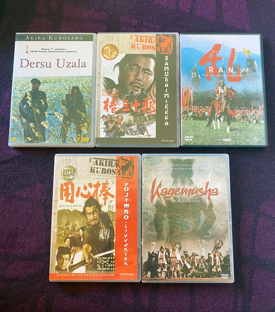 10 x Akira Kurosawa DVD