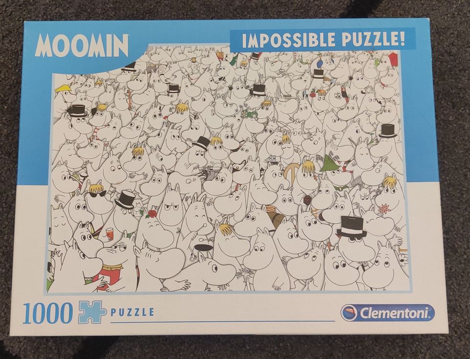 Impossible puzzle muumipalapeli 1000 palaa