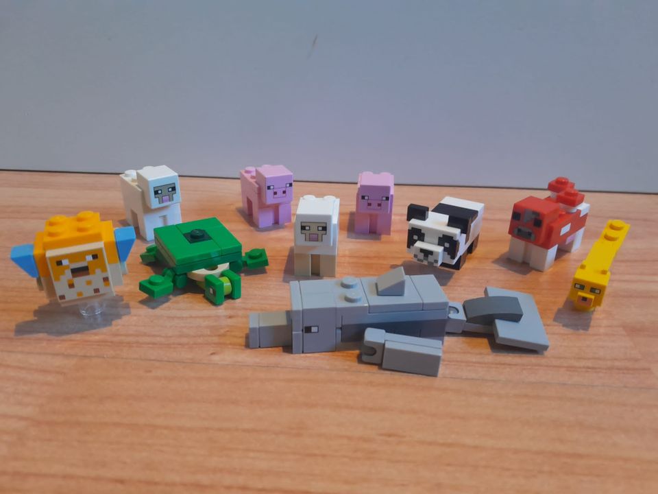 Minecraft Lego eläinhahmoja