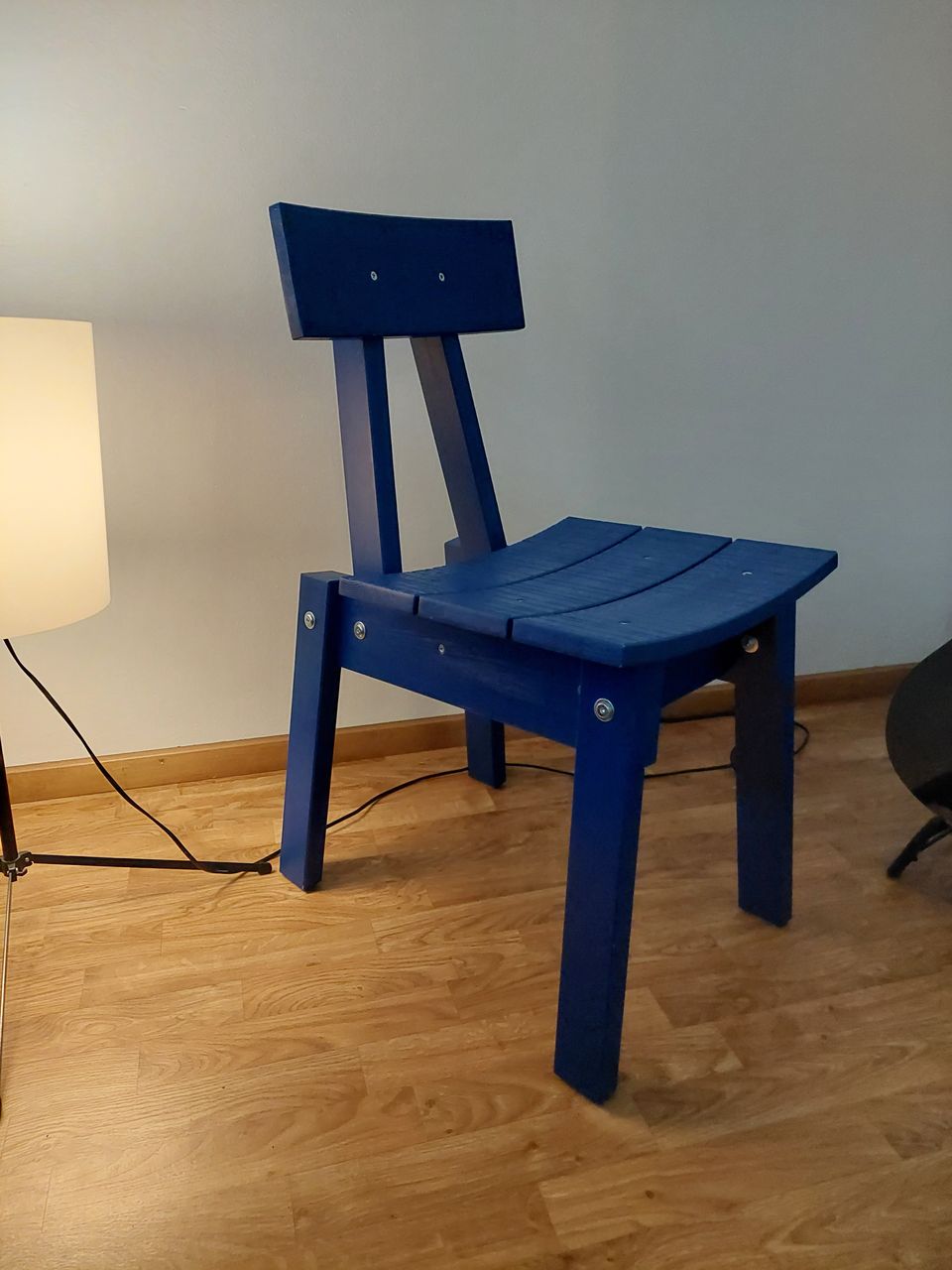 Ikea industriell sininen tuoli