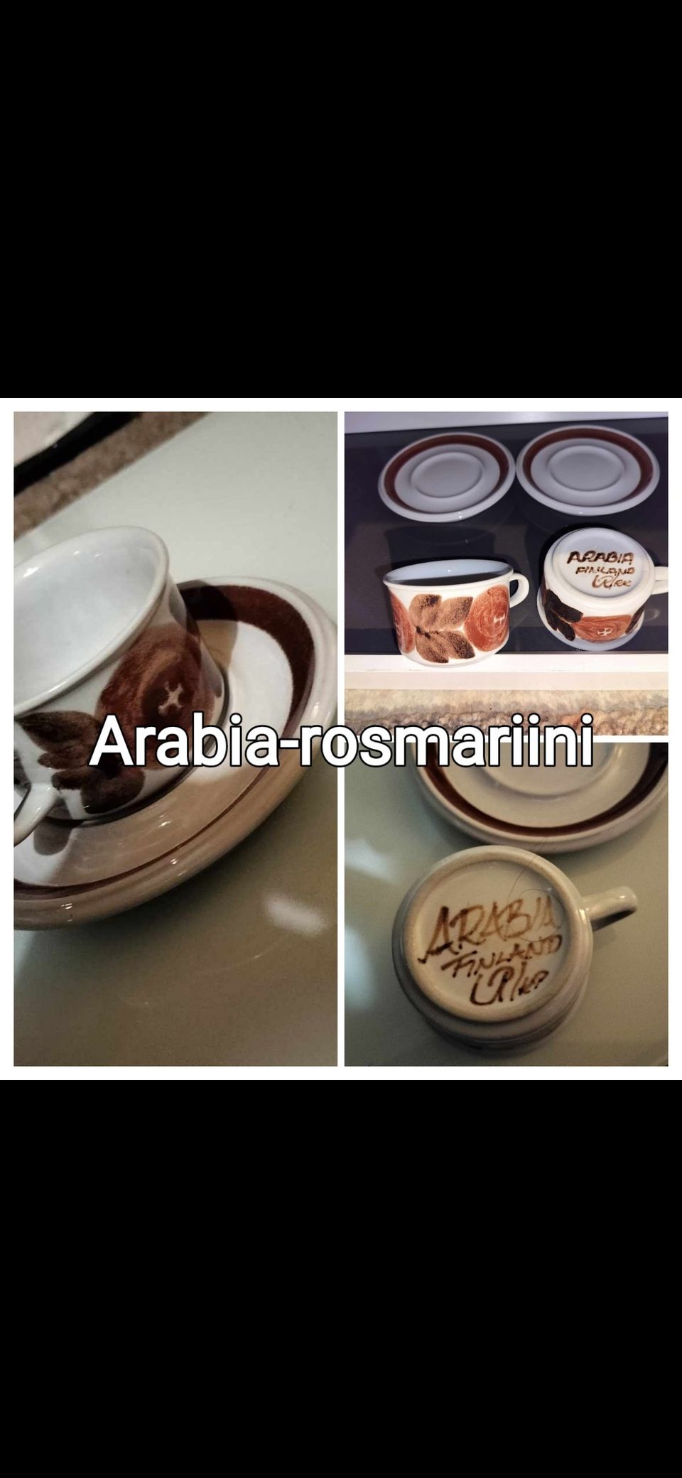 Arabia rosmariini kahviastiasto