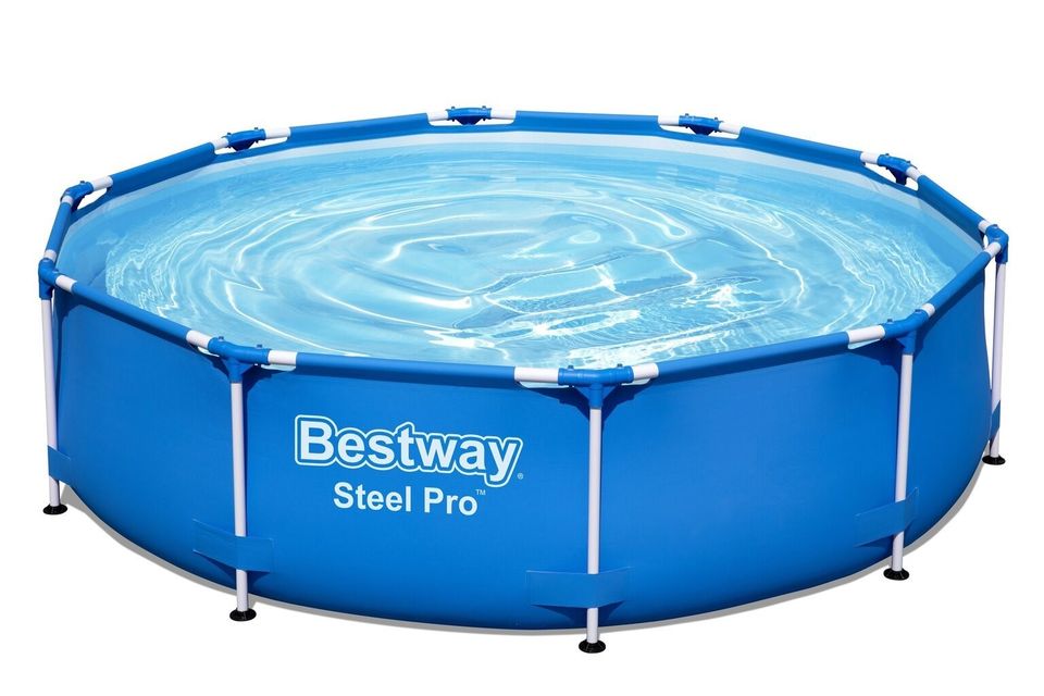 Bestway Steel Pro allas, vedenlämmitin, suodatinpumppu ja tarvikkeet