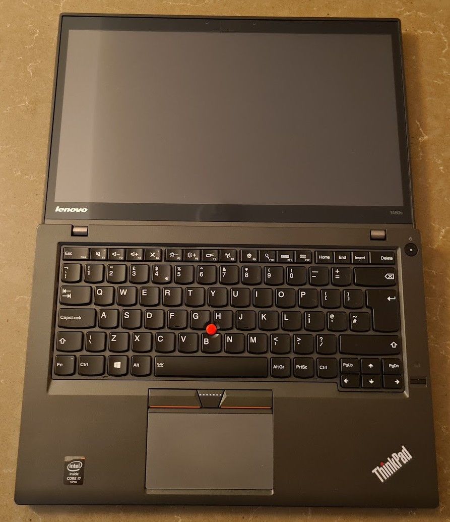 Lenovo ThinkPad T450s (i7, 12GB RAM, 256GB SSD) (UK keyboard)