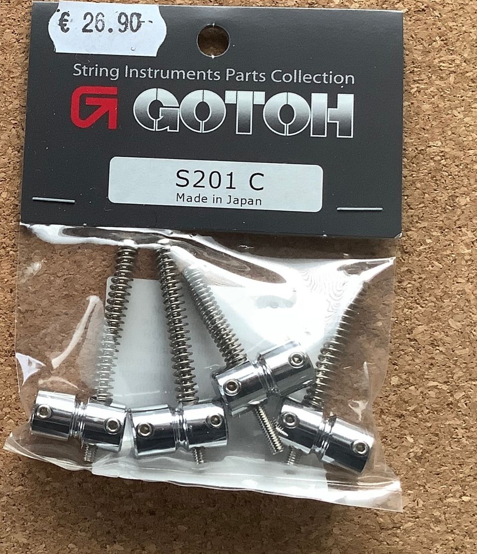 Gotoh S201C Bass Saddle Set for Gotoh GEB-201 Bass Bridge