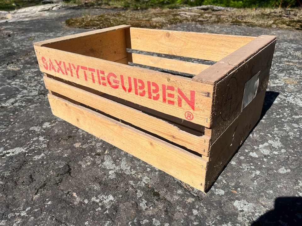 Vanha puinen laatikko