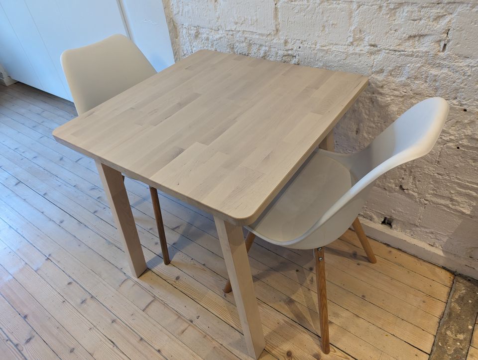 Ikea Norråker pöytä ja kaksi tuolia