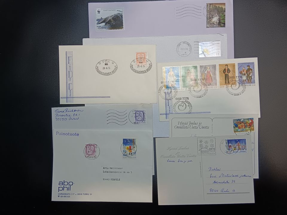 Suomalaisia postilähetyksiä erä 7