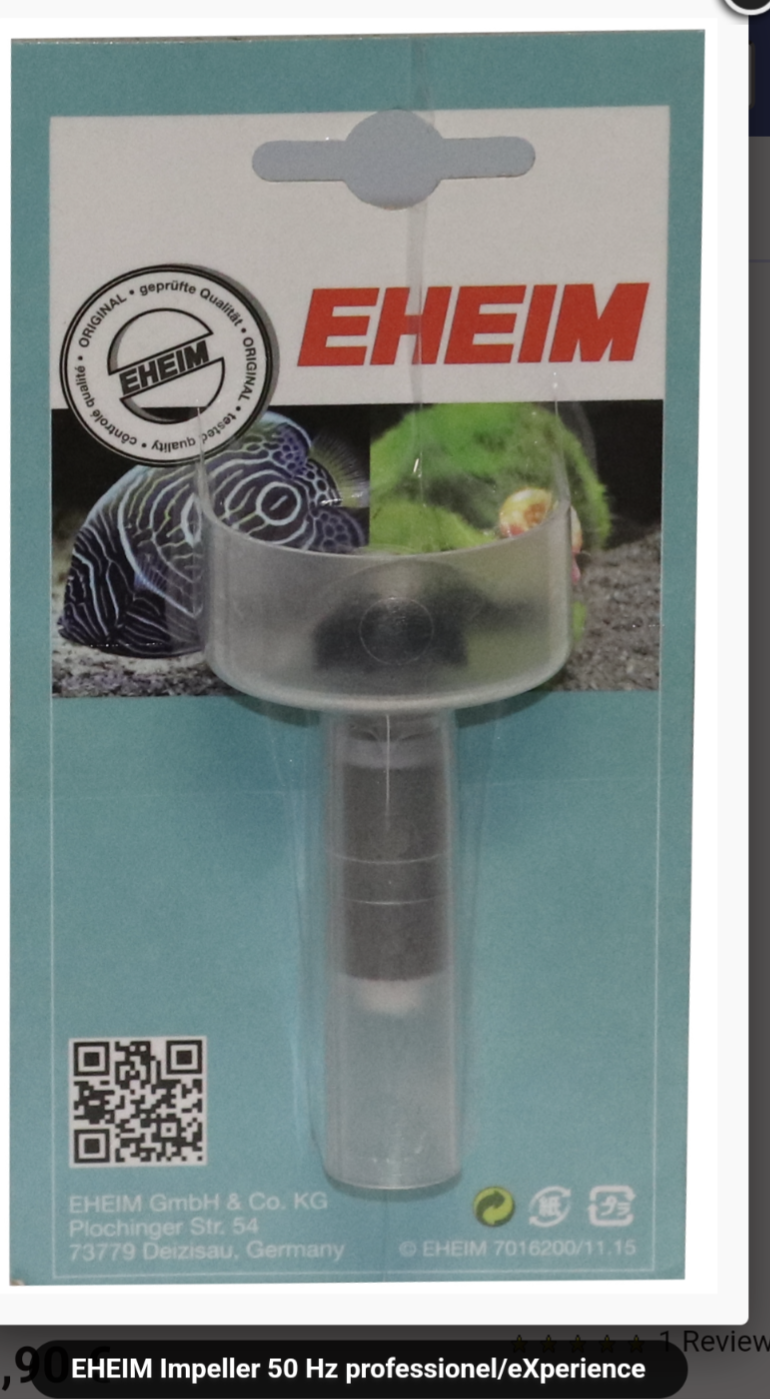 Eheim external pump spare part for professional and experience- Impeller