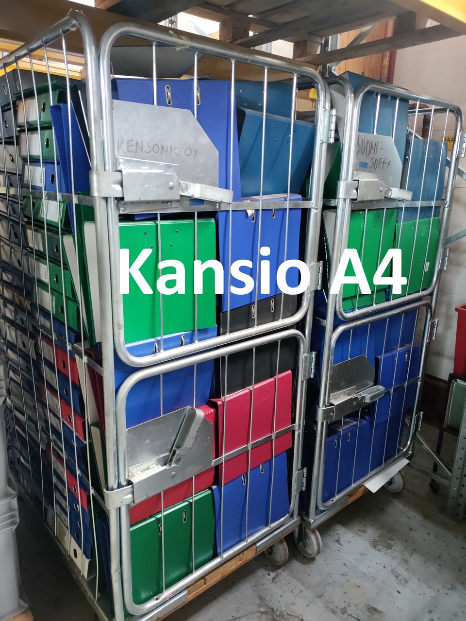 Kansio A4 EU-standardi