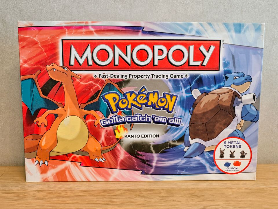 Pokemon Monopoly Kanto Edition -lautapeli