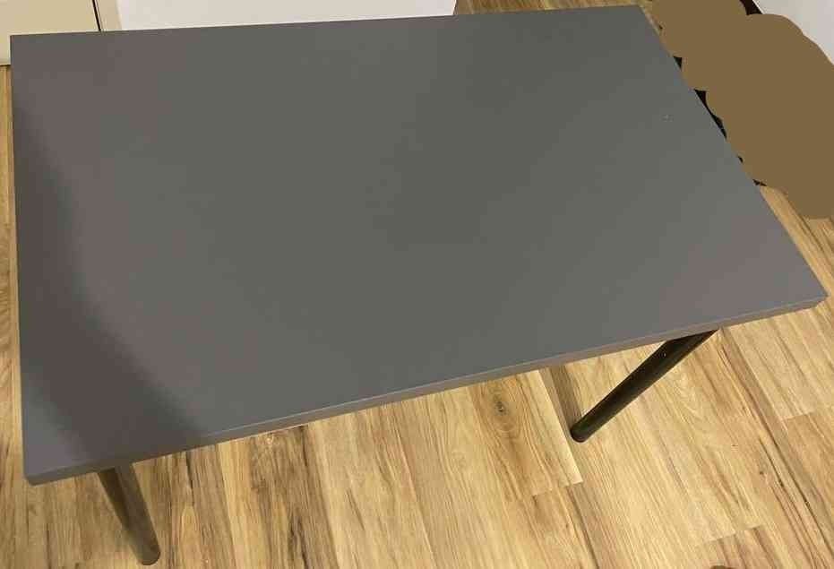 Linnmon harmaa IKEA pöytä 150x75x73cm