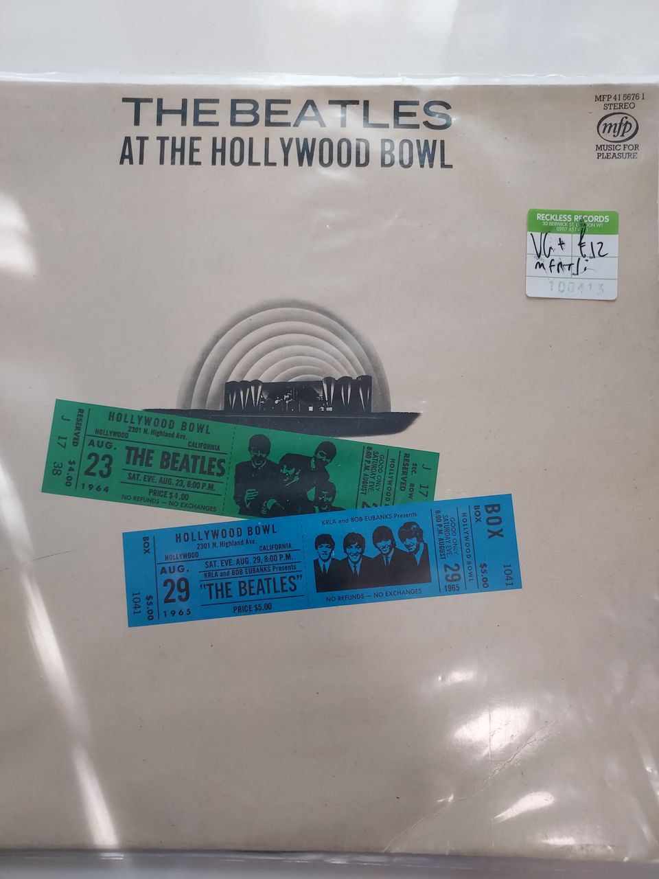 the beatles at the hollywood bowl