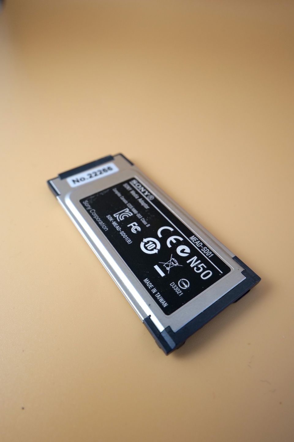 XDCAM EX SD-kortti adapteri (Sony MEAD-SD01)