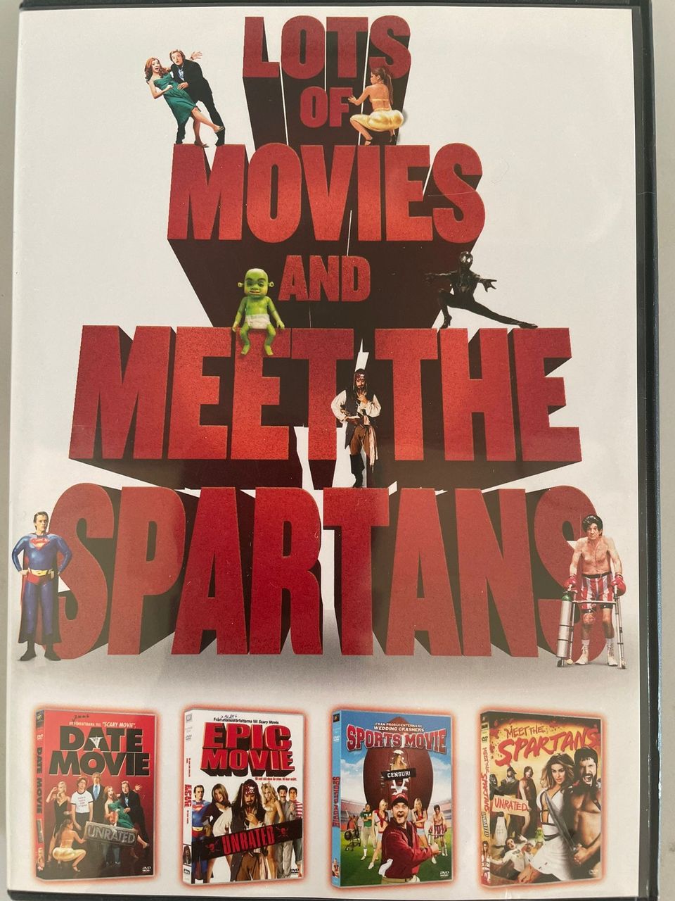 DVD Box Lots Of Movies And Meet The Spartans