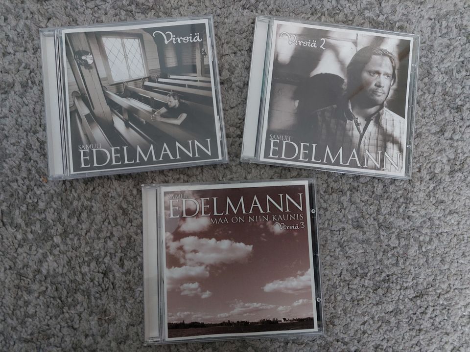 Samuli Edelmann Virsiä 1-3 cd:t, Imatra/posti