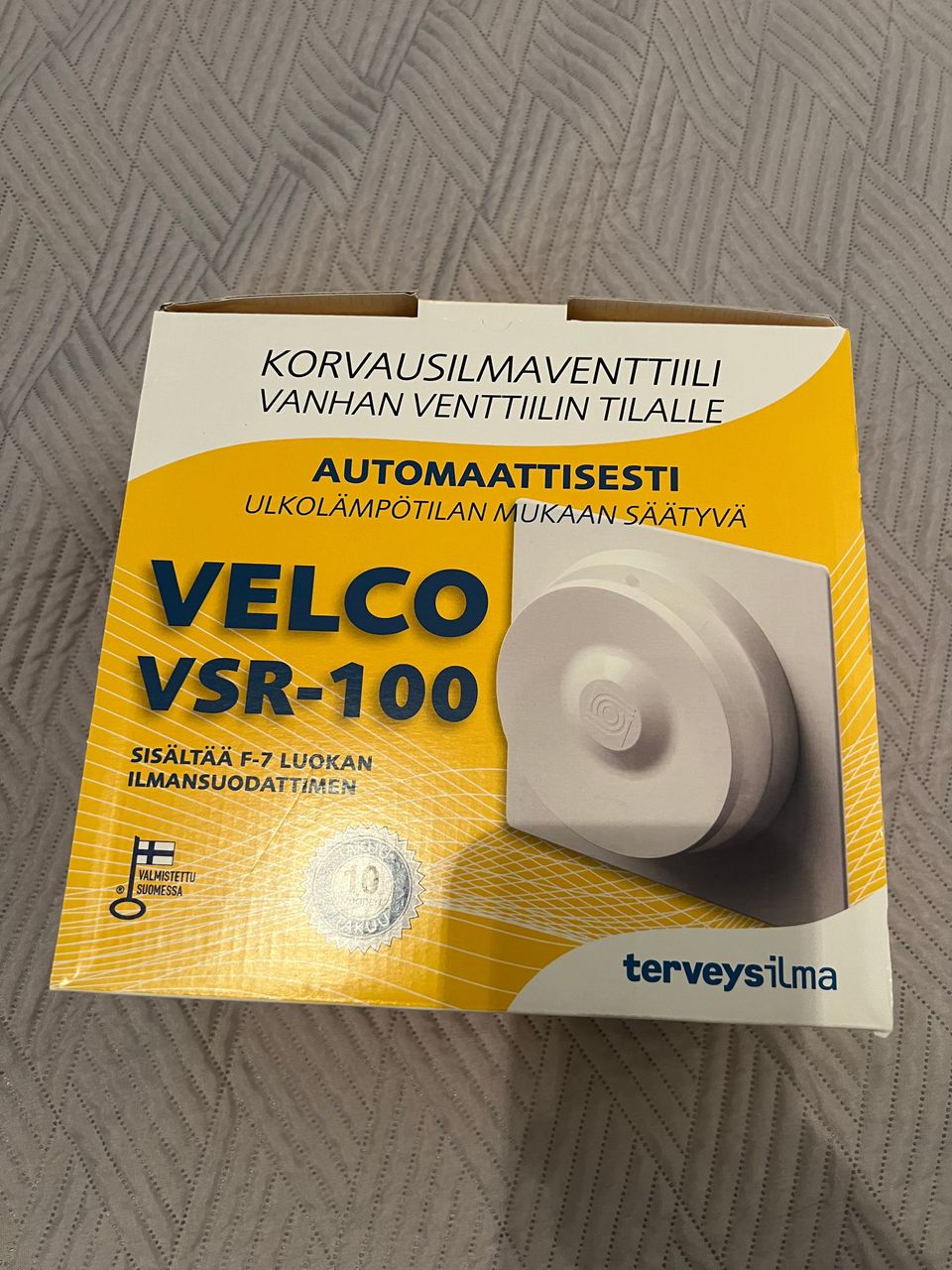 Korvausilmaventtiili Velco VSR-100 uusi