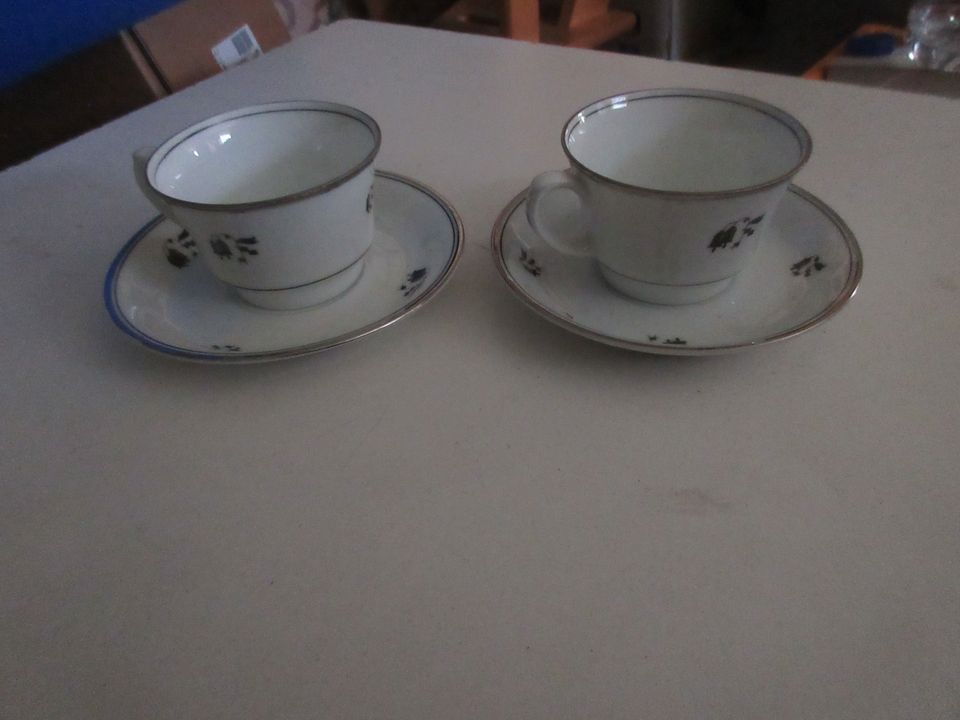 Arabian kaksi kahvikuppiparia "Hopeakellot"