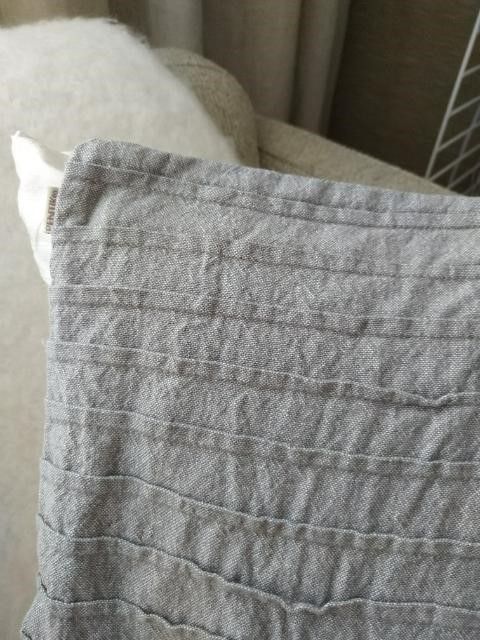 Pentik vaaleanharmaa tyynynpäällinen 40x40 cm
