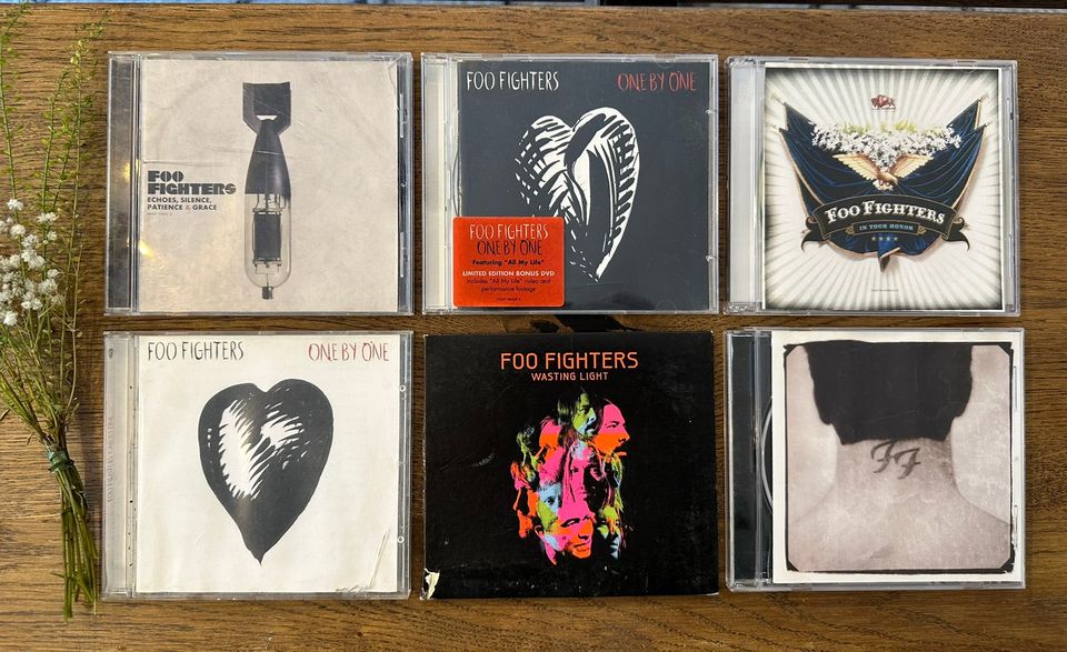 6kpl Foo Fighters CD-levyjä