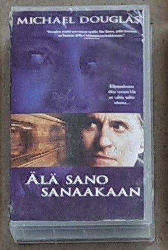 Älä sano sanaakaan vhs