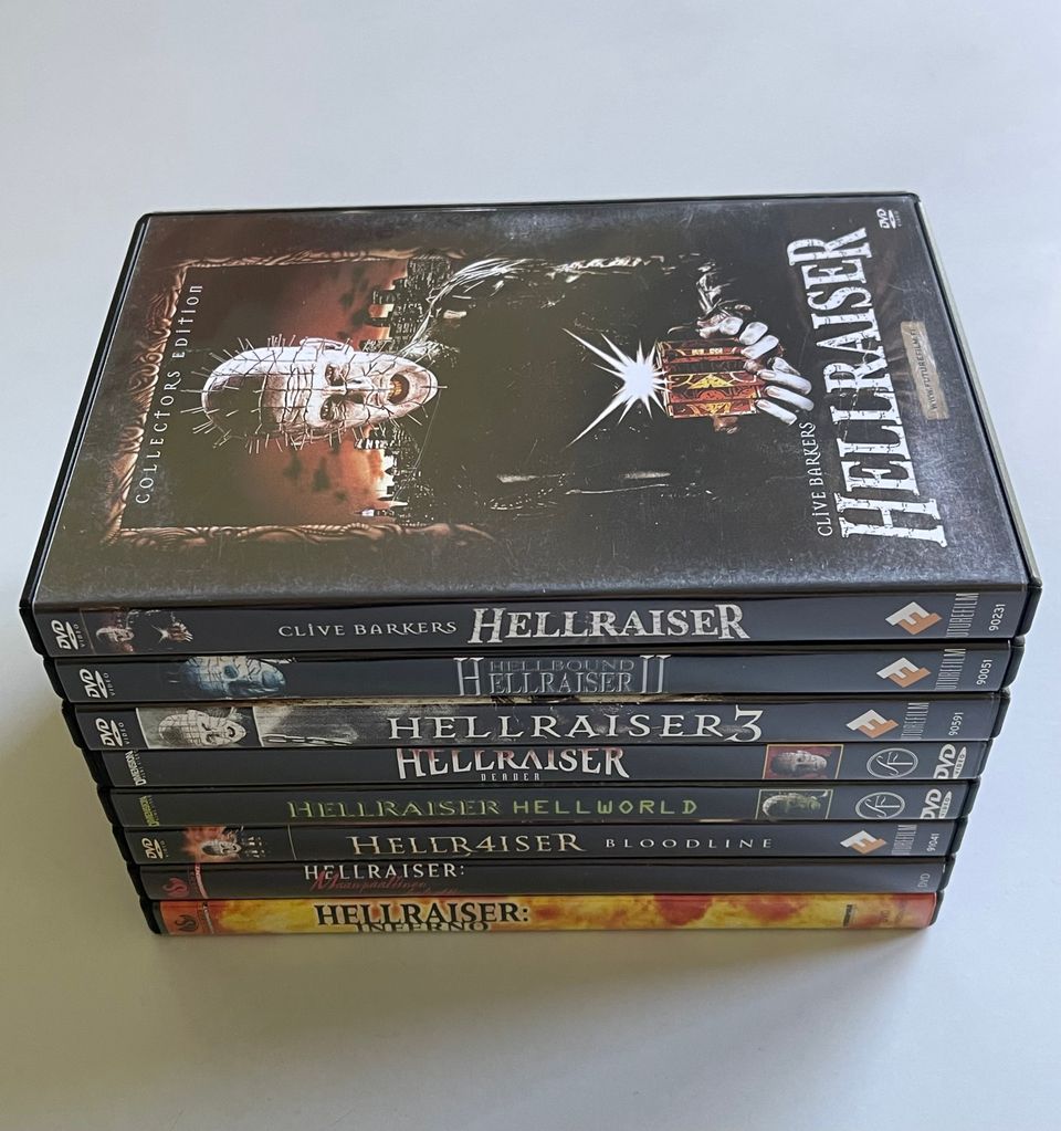 Hellraiser -kokoelma 1 - 8 (DVD)