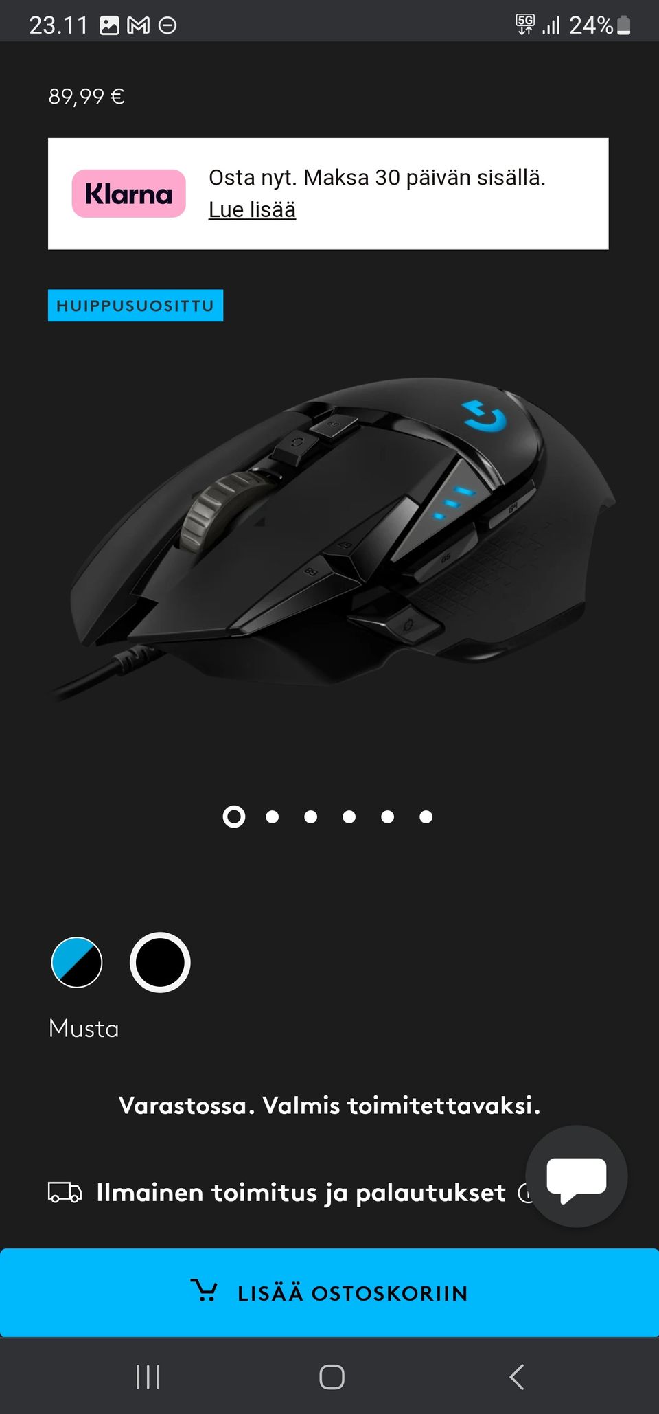 Logitech g502 hero