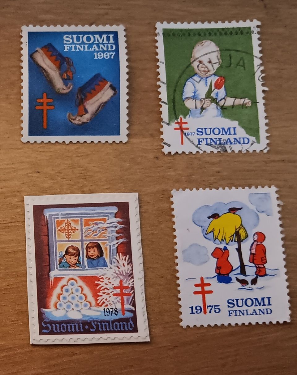 Tuberkuloosi postimerkkejä Suomi