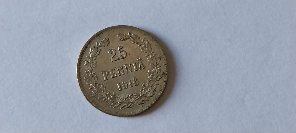 25 penniä 1916 ja -17