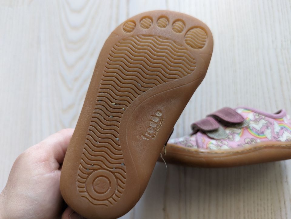 Lasten paljasjalka kangastennarit -unicorn- Froddo - Kids Barefoot Shoes size 23